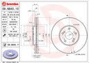 Pair Brembo Brake Rotors for Acura CL MDX TL TSX Honda Accord Odyssey Pilot