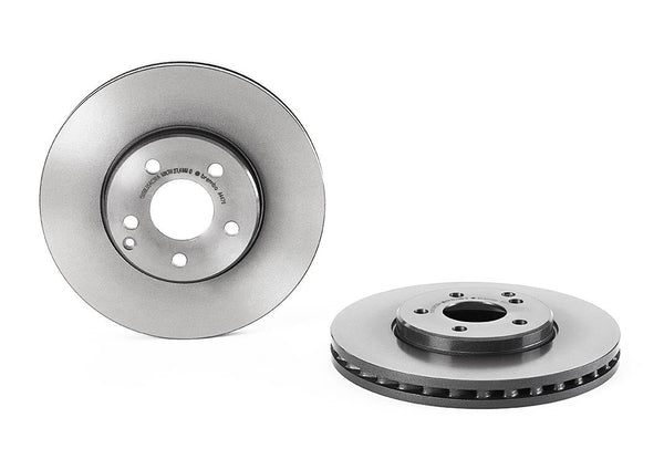 Pair of New Front Disc Brake Rotors for Mercedes Benz E320 E350