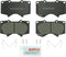 New Bosch Front Brake Pads for Toyota 4Runner FJ Cruiser Sequoia Tacoma Tundra Lexus GX470