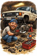 Front Brake Pad Set for Toyota Land Cruiser FJ40 FJ55 FJ60 FJ62 76-90