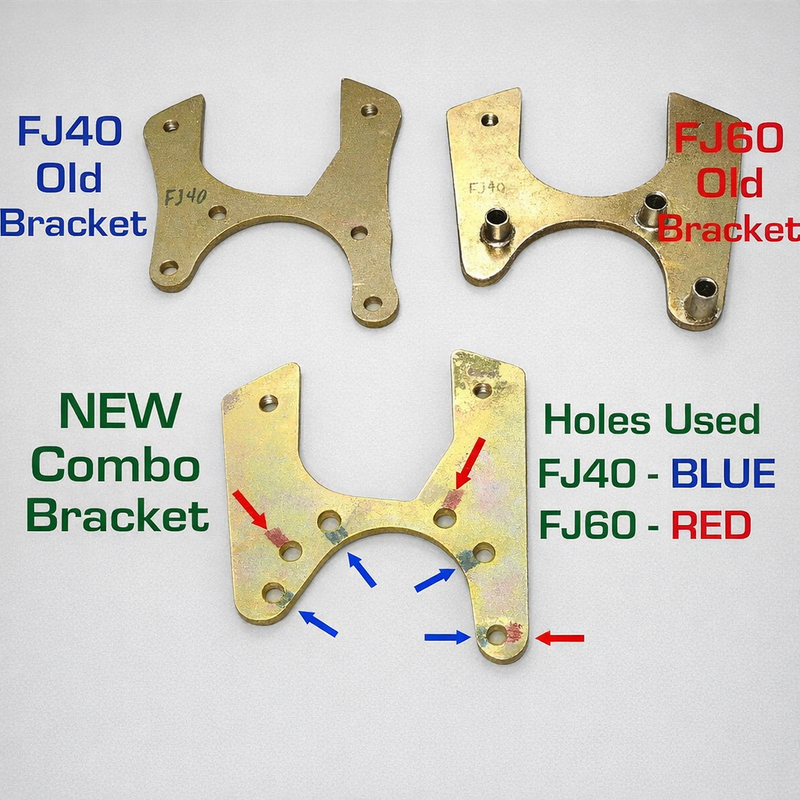 Rear Disc Brake Brackets Toyota Land Cruiser FJ40 FJ45 FJ55 FJ60 62 Co ...