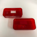 Pair of Bargman Tail Light Replacement Lens Camper RV Travel Trailer Pop Up Teardrop