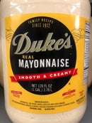 Duke's Mayonnaise 1 GALLON Jar of Duke Dukes thick creamy Mayo sauce