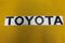 Charcoal TOYOTA Lettering Windshield Decal for Pickup Truck Sticker