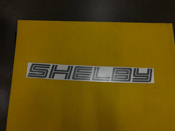 Shelby GT500 Charcoal Windshield Banner