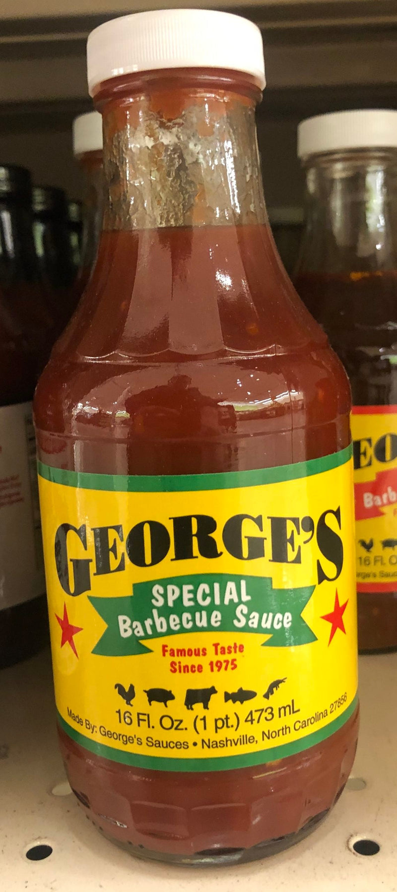 George's Special Barbecue Sauce 16 oz BBQ Wing Marinade Chicken Hot Dip