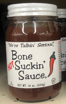 We'Re Talkin' Serious Hot Bone Suckin' Sauce 16 oz BBQ Wing Marinade Chicken Pork Dip