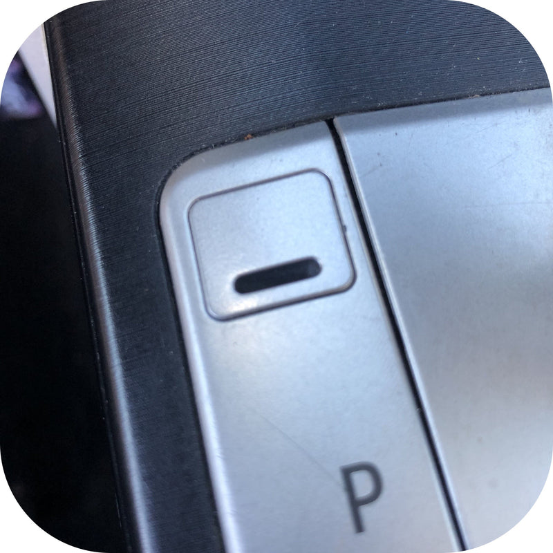 SILVER Shift Lock Release Button Cover for Toyota Camry 12-15 L LE SE XLE