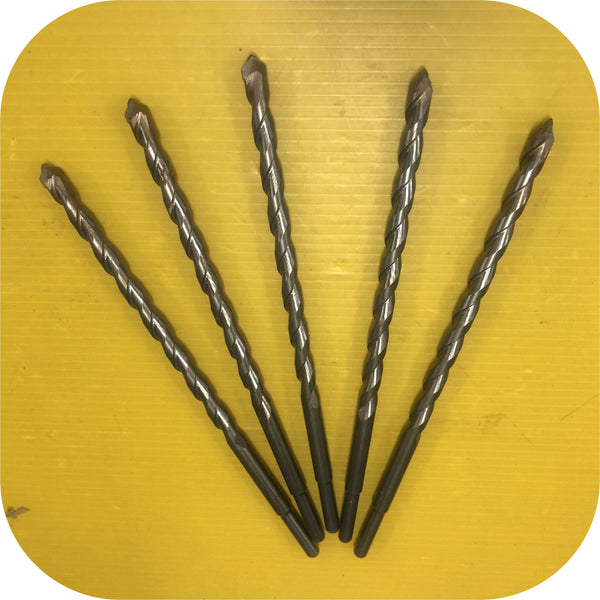 FIVE - 1/2 Inch x 12 Inch Masonry Percussion Drill Bits German 351051-64