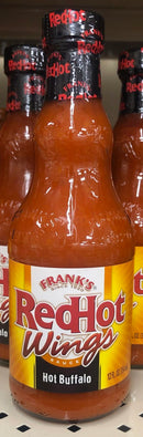 Frank's Red Hot Buffalo Wings Sauce 12 fl oz Bottle Chili Chicken