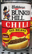 Castleberry's Bunker Hill Chili Sauce No Beans 10 oz Hot Dog Hamburger