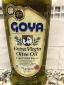 2 BOTTLES Goya Extra Virgin Olive Oil First Cold Press 17 FL oz cooking