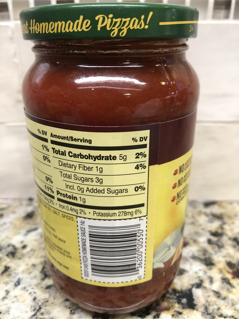 Ragu Homemade Style Pizza Sauce 14 oz Tomato Maker Crust