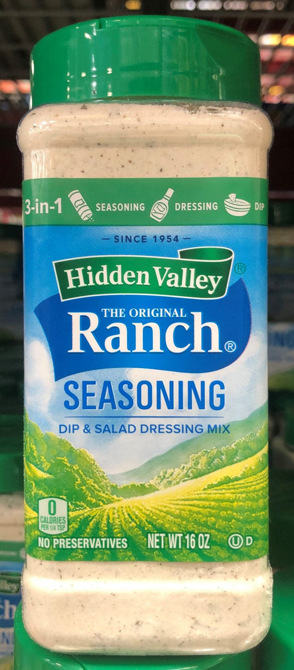 Hidden Valley Original Ranch Salad Dressing Seasoning Mix 16 oz fish beef chicken