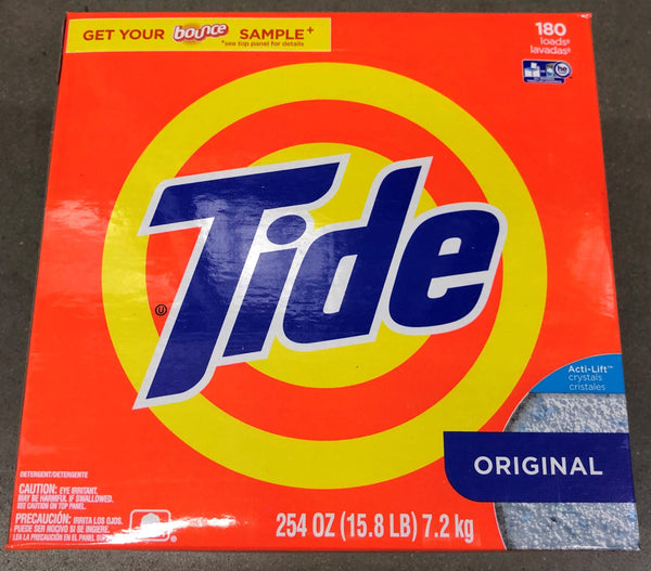 Tide HE Ultra Powder Laundry Detergent 254 oz. 180 loads Washing