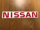 Red Tailgate Sticker Decal for 86-98 Nissan HardBody D21 Pickup Truck Emblem