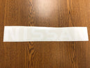 White Tailgate Sticker Decal for 86-98 Nissan HardBody D21 Pickup Truck Emblem