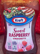 3 BOTTLES Kraft Sweet Raspberry Vinaigrette Salad Dressing 14 oz Tangy