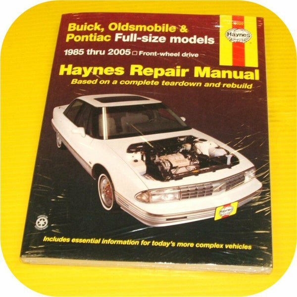 Repair Manual Book Pontiac Bonneville Park Avenue Buick