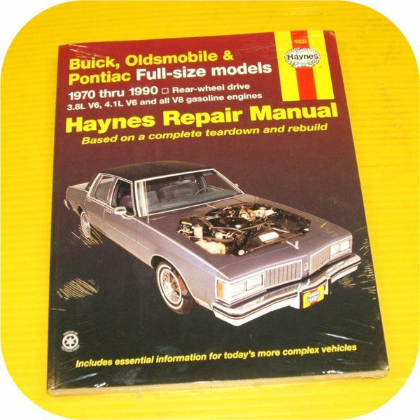 Repair Manual Book Pontiac Grandville Parisienne shop