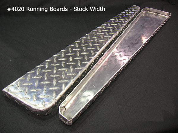 Running boards (pair) - checkerplate-0
