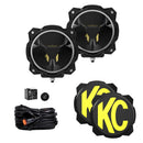 KC HiLiTES 91401 Gravity Titan 6" LED Spot Beam Lights, Pair with Harness