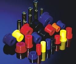 Black Front or Rear Leaf Spring Bushings For Use With OEM Shackle-0
