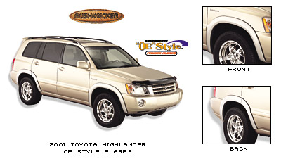 Bushwacker OE Style Flares 01 Highlander