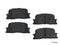 Rear Disc Brake Pads for Toyota Highlander Camry ES330-0