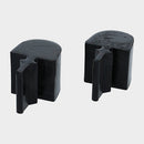 Front Upper Bump Stop Set for Isuzu Hombre (1996-1999) - Black