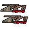 2 Camo Red Z71 Silverado GMC Sierra Pickup Truck Bed Side Decal Sticker 2007-13-0