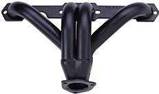 Block Hugger SBC Conversion Headers - Black-0