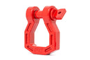 D-Ring - Forged, Pair, Red