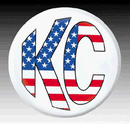 6 In. Round White Plastic Patriot KC Flag-0