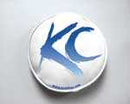 COVER - 5 IN RND WHITE VINYL W/BLUE KC (PR)-0
