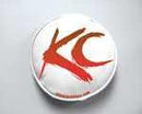 COVER - 5 IN RND WHITE VINYL W/RED KC (PR)-0