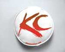COVER - 6 IN RND WHITE VINYL W/RED KC (PR)-0
