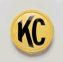 COVER - 5 IN RND YEL VINYL W/BLK KC (PR)-0