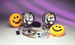 OFF ROAD 150W SYS - 6 IN RND CHRM W/RELAY-0