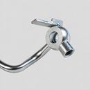 Power steering pressure hose connection detail 1