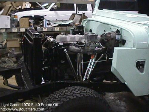 Extreme Duty 4 Core Radiator for Land Cruiser FJ40 FJ45-1448