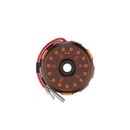 KC HiLiTES 1360 Cyclone V2 LED Rock Light, Amber Lens, Single