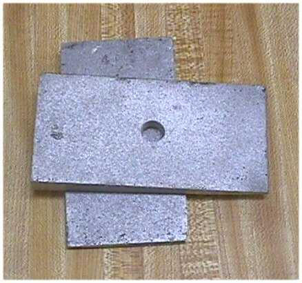 Pair of 4 degree caster shims-0