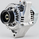 80-amp alternator three-quarter front view