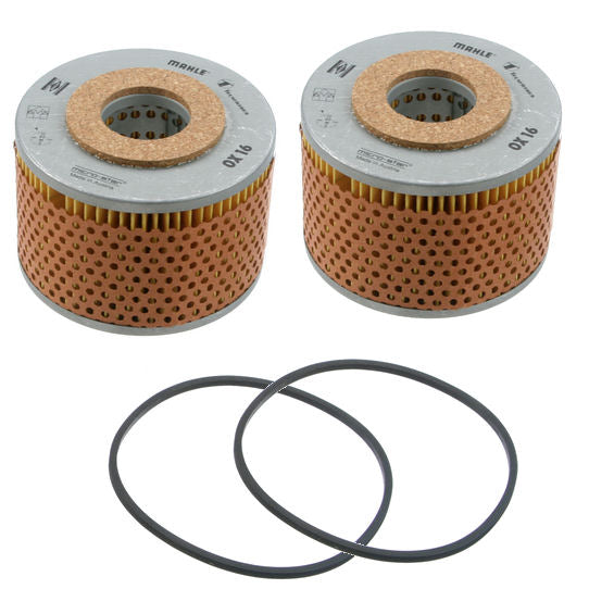 Pair Mahle Oil Filters for Triumph TR-6 TR250 TR4-A-0