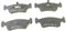 Front Disc Brake Pads for Suzuki Samurai Hardtop & SoftTop