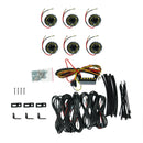 KC HiLiTES 91040 Cyclone V2 LED Rock Light Kit, Clear, 6-Light