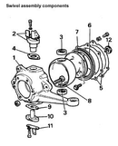 Front Axle Steering Knuckle Bearing Kit Land Rover Discovery Range Rover D90-19671