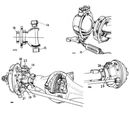 Front Axle Steering Knuckle Bearing Kit Land Rover Discovery Range Rover D90-19672