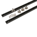 Slide-N-Lock Truck Bed Tie Down Rail System 93 Inch Long Bed Silver Aluminum